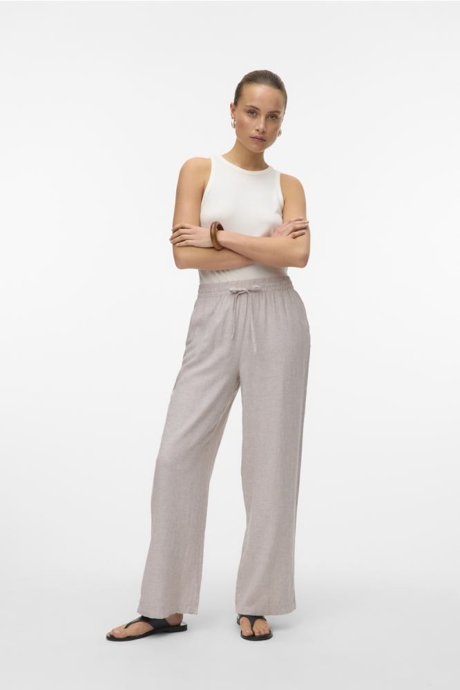 VMLINN HW PANTS WVN NOOS 10305091 MOON ROCK/ MELANGE